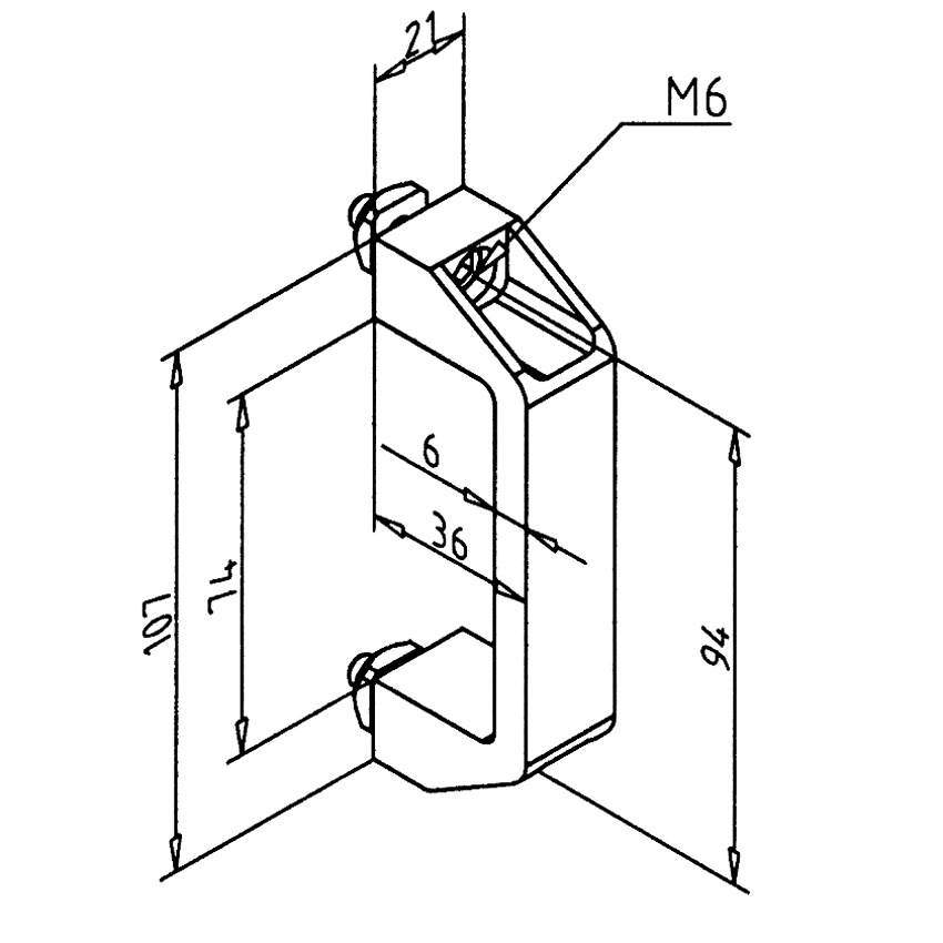 Handle 90 F - grey - Image 2