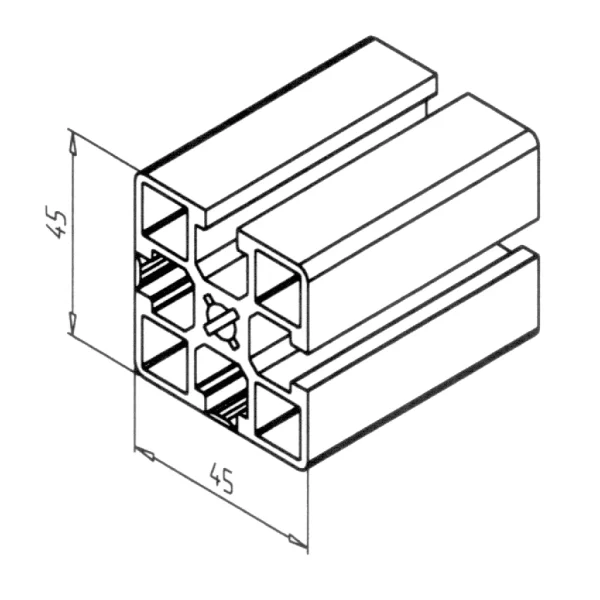 45 x 45 2G Profile – MiniTec UK Online Shop
