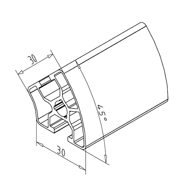 30 R 45° Profile - Image 2