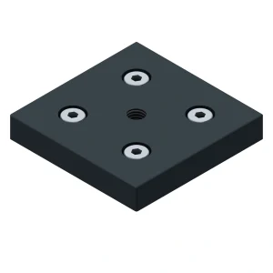 Base plate 90x90 M16