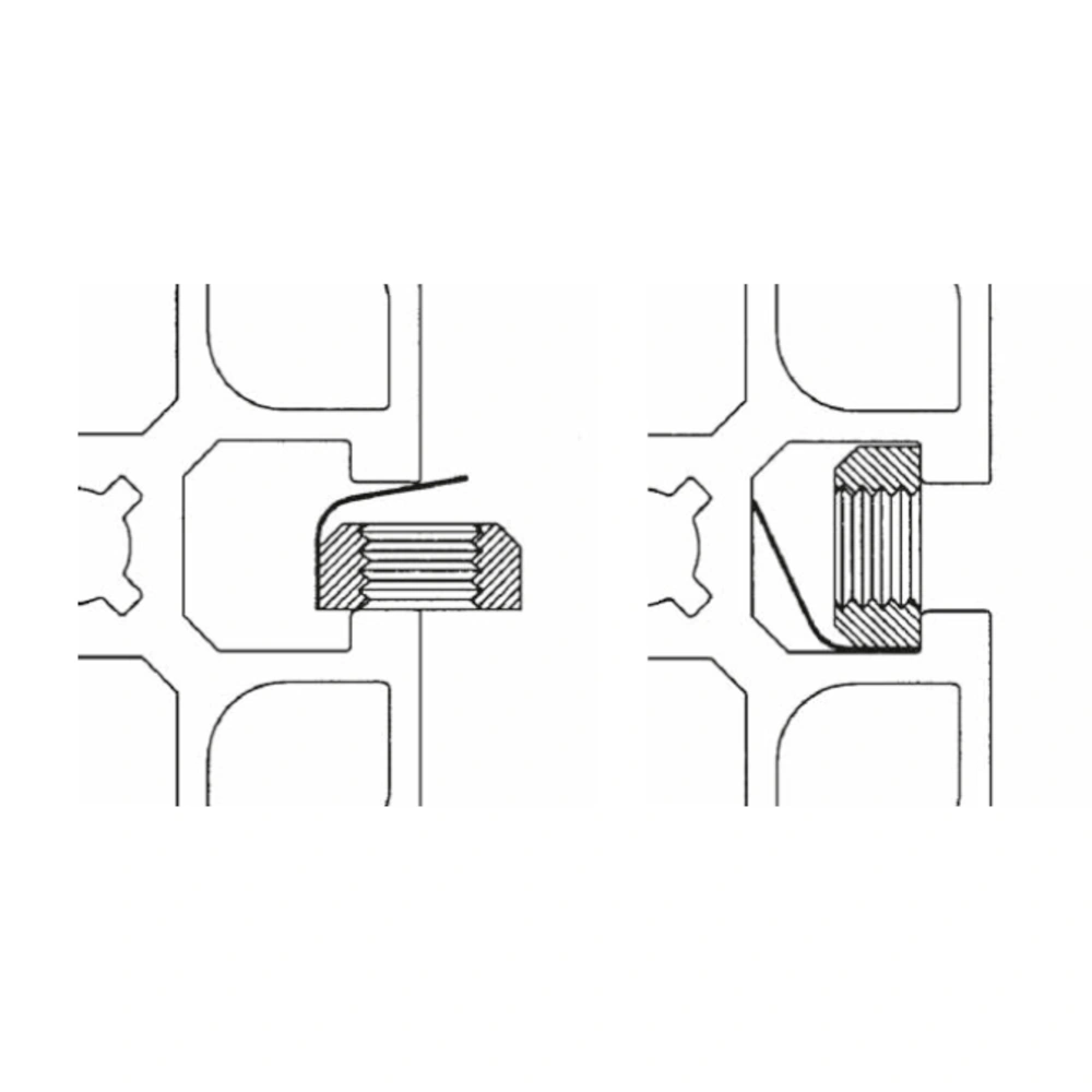 Square nut M03x13 with position-fixing - Image 2