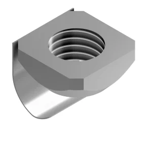 Square nut M06 H with position fixing