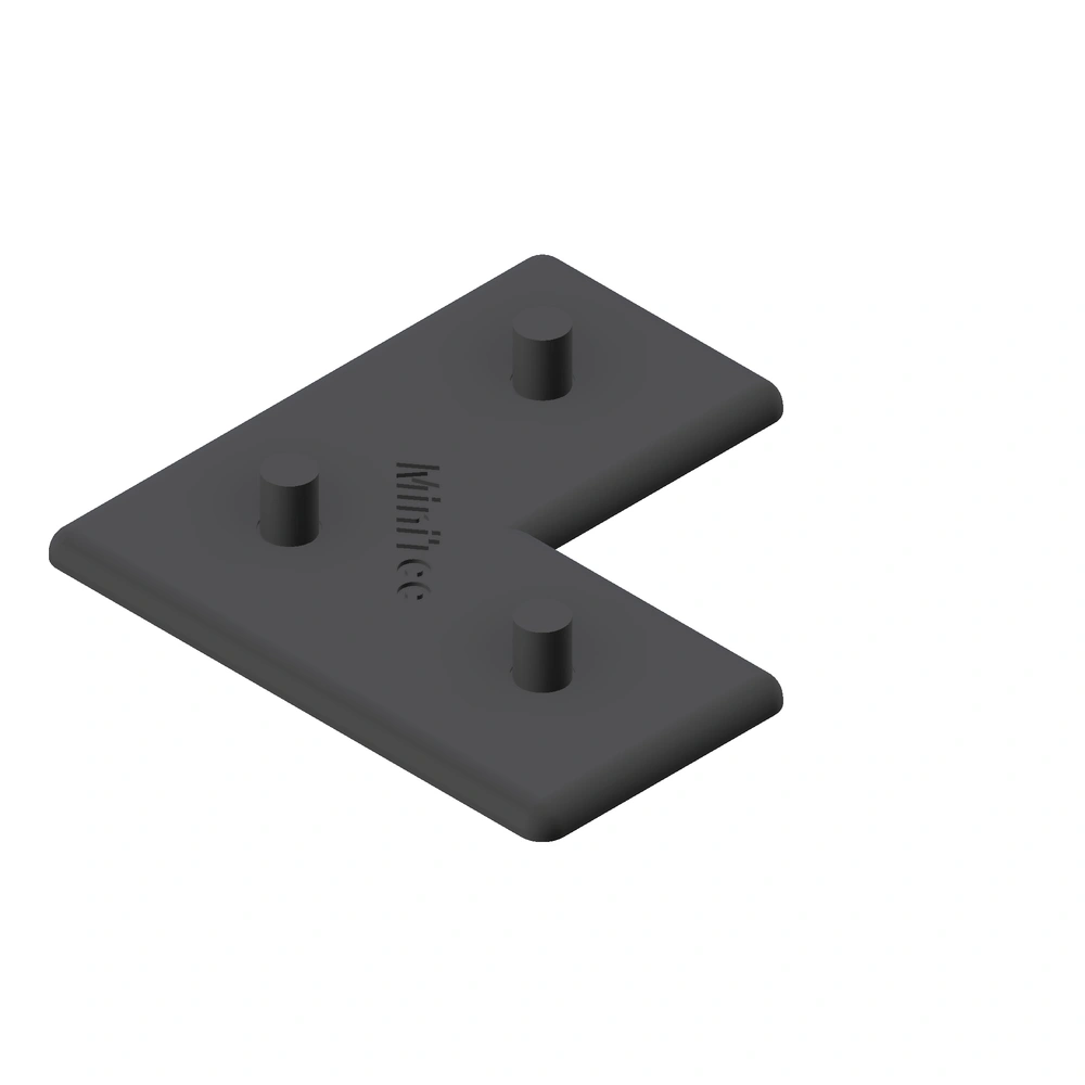 End cap 60x60x30 Z grey