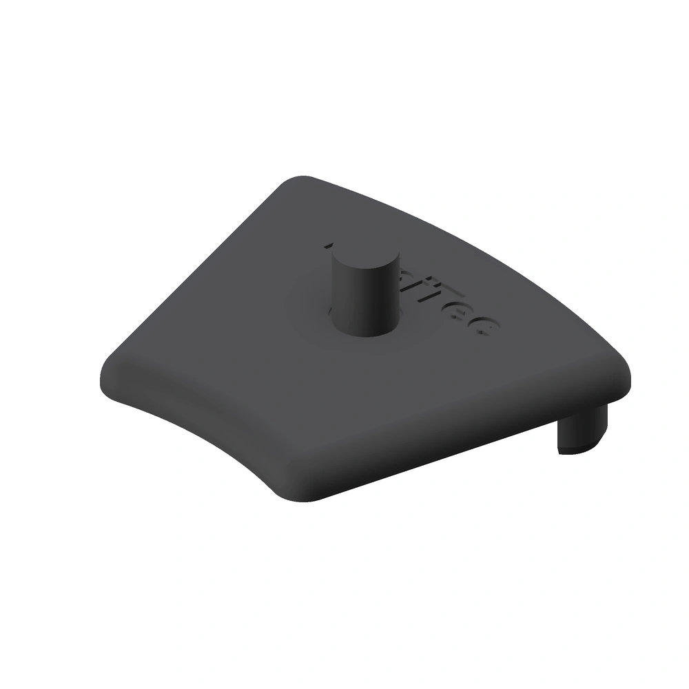 End cap 30 R 30° Z grey