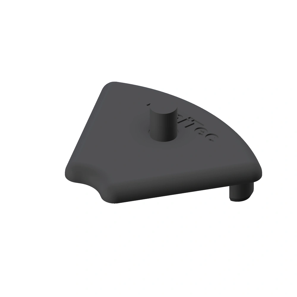 End cap 30 R 60° Z grey